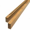 Whitecap Teak Right/Left Louvered Door Side Rails 4-ft Length 60880